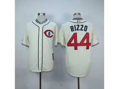 mlb jerseys chicago cubs #44 rizzo cream[1929 m&n]