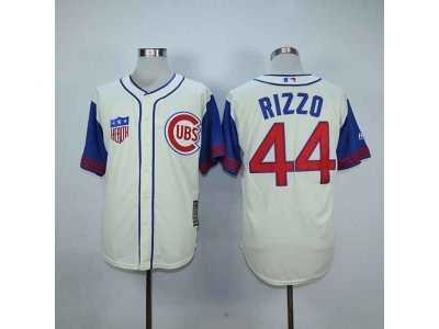 mlb jerseys chicago cubs #44 rizzo white[2015 new]