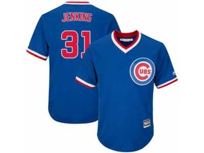 Youth Majestic Chicago Cubs #31 Fergie Jenkins Authentic Royal Blue Cooperstown Cool Base MLB Jersey