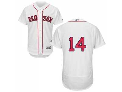 Boston Red Sox #14 Jim Rice White Flexbase Authentic Collection Stitched Baseball Jersey