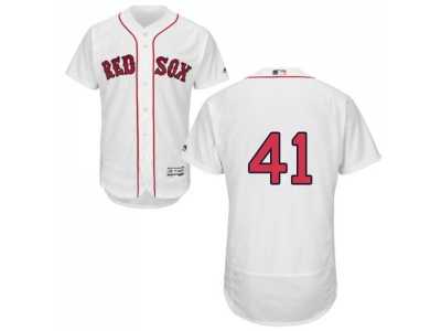 Boston Red Sox #41 Chris Sale White Flexbase Authentic Collection Stitched MLB Jersey
