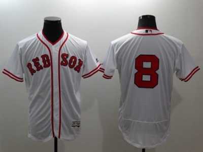 Boston Red Sox #8 Carl Yastrzemski White Flexbase Authentic Collection Cooperstown Stitched Baseball Jersey