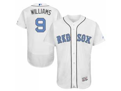 Boston Red Sox #9 Ted Williams White Flexbase Authentic Collection 2016 Father's Day Stitched Baseball Jersey
