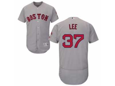 Men's Majestic Boston Red Sox #37 Bill Lee Grey Flexbase Authentic Collection MLB Jersey