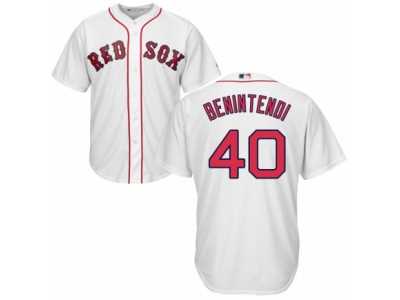Men\'s Majestic Boston Red Sox #40 Andrew Benintendi Replica White Home Cool Base MLB Jersey
