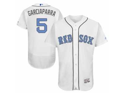 Men\'s Majestic Boston Red Sox #5 Nomar Garciaparra Authentic White 2016 Father\'s Day Fashion Flex Base MLB Jersey