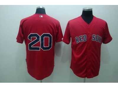 mlb boston red sox #20 youkilis red(cool base)