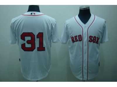 mlb boston red sox #31 lester white[cool base]