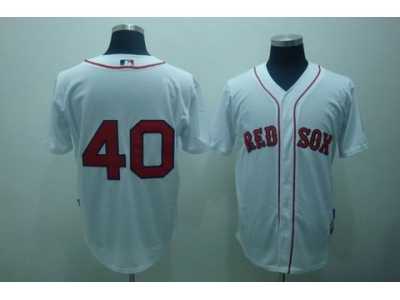 mlb boston red sox #40 lackey white[cool base]