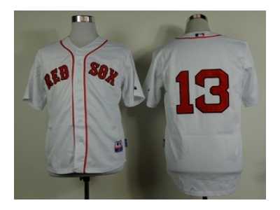 mlb jerseys boston red sox #13 ramirez white[ramirez]