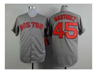 mlb jerseys boston red sox #45 martinez grey