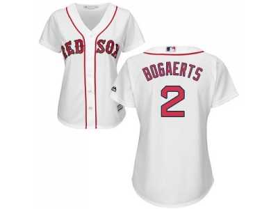 Women's Boston Red Sox #2 Xander Bogaerts White Home Stitched MLB Jersey
