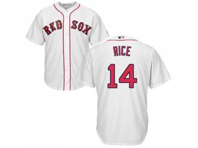 Youth Boston Red Sox #14 Jim Rice White Cool Base Stitched MLB Jersey