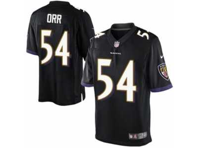Men's Nike Baltimore Ravens #54 Zach Orr Limited Black Alternate NFL Jersey