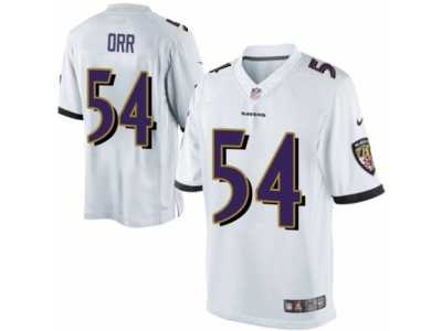 Men's Nike Baltimore Ravens #54 Zach Orr Limited White NFL Jersey