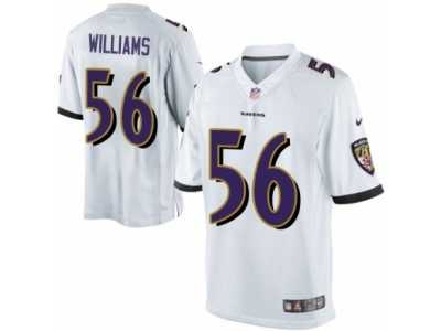 Men\'s Nike Baltimore Ravens #56 Tim Williams Limited White NFL Jersey