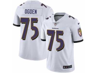 Men's Nike Baltimore Ravens #75 Jonathan Ogden Vapor Untouchable Limited White NFL Jersey