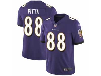 Men's Nike Baltimore Ravens #88 Dennis Pitta Vapor Untouchable Limited Purple Team Color NFL Jersey