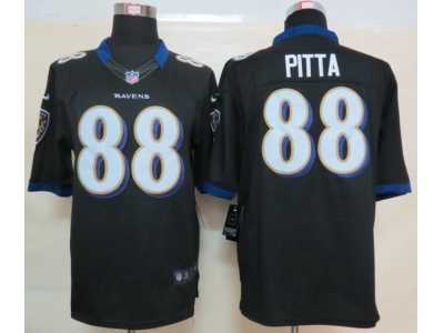 Nike NFL Baltimore Ravens #88 Pitta Black Jerseys(Limited)