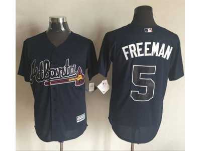 Atlanta Braves #5 Freddie Freeman Blue New Cool Base Stitched MLB Jersey