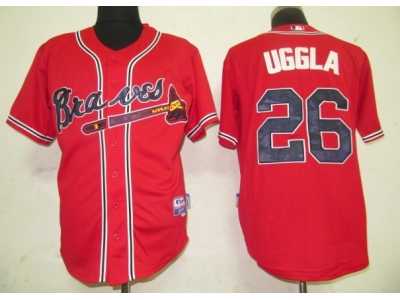 MLB Atlanta Braves #26 Uggla Red