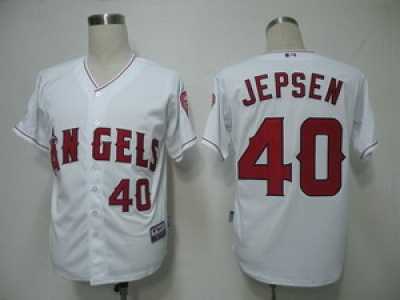 Los Angeles Angels #40 Jepsen White (cool base)