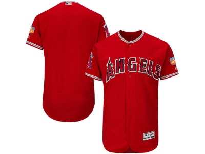 Los Angeles Angels Of Anaheim Blank Red 2017 Spring Training Flexbase Authentic Collection Stitched Baseball Jersey