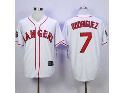 Los Angeles Angels of Anaheim #7 Ivan Rodriguez White 1995 Game Worn and Signed Stitched MLB Jersey