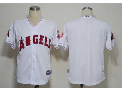 MLB Jerseys Los Angeles Angels Blank White