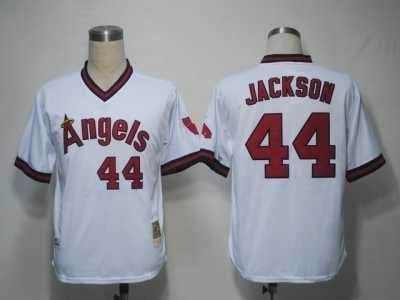 MLB Los Angeles Angels #44 Jackson m&n White[Jackson]