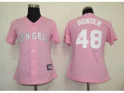 MLB Women Jerseys Los Angeles Angels #48 Hunter Pink