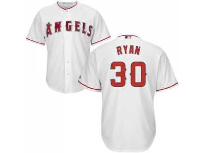 Youth Los Angeles Angels Of Anaheim #30 Nolan Ryan White Cool Base Stitched MLB Jersey