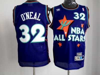 nba 95 all star #32 oneal purple