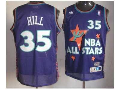 nba 95 all star #35 hill purple
