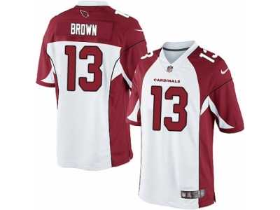 Men\'s Nike Arizona Cardinals #13 Jaron Brown Limited White NFL Jersey