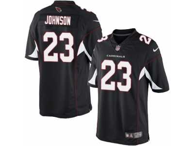 Men's Nike Arizona Cardinals #23 Chris Johnson Limited Black Alternate NFL Jersey