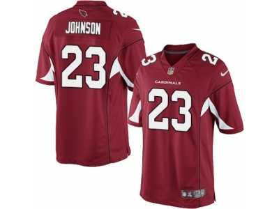 Men's Nike Arizona Cardinals #23 Chris Johnson Limited Red Team Color NFL Jersey
