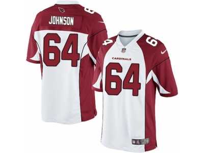 Men's Nike Arizona Cardinals #64 Dorian Johnson Limited White NFL Jersey