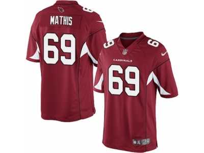 Men's Nike Arizona Cardinals #69 Evan Mathis Limited Red Team Color NFL Jersey