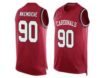 Men's Nike Arizona Cardinals #90 Robert Nkemdiche Limited Red Player Name & Number Tank Top NFL Jersey