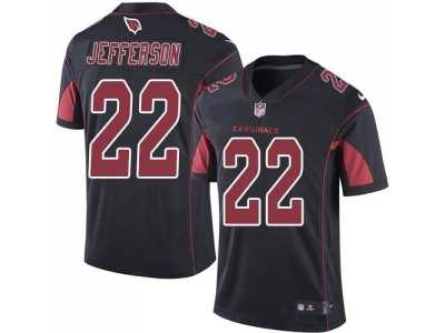 Nike Arizona Cardinals #22 Tony Jefferson Black Men's Stitched NFL Limited Rush Jersey