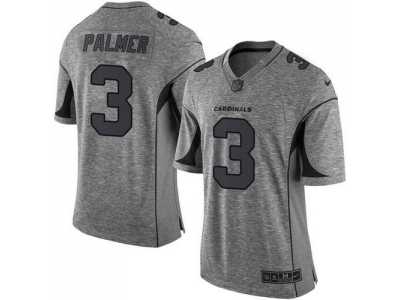 Nike Arizona Cardinals #3 Carson Palmer Gray Gridiron Gray Jersey(Limited)