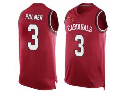 Nike Arizona Cardinals #3 Carson Palmer Red Team Color Men's Stitched NFL Limited Tank Top Jersey
