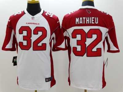Nike Arizona Cardinals #32 Tyrann Mathieu white jerseys(Limited)