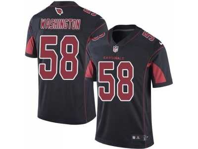 Nike Arizona Cardinals #58 Daryl Washington Black Men's Stitched NFL Limited Rush Jersey
