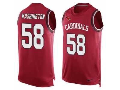 Nike Arizona Cardinals #58 Daryl Washington Red Team Color Men's Stitched NFL Limited Tank Top Jersey