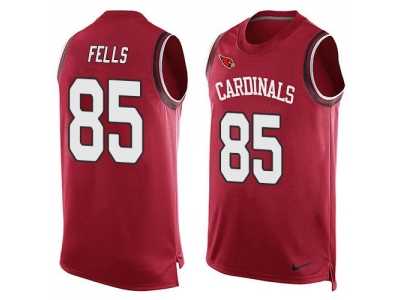 Nike Arizona Cardinals #85 Darren Fells Red Team Color Men's Stitched NFL Limited Tank Top Jersey