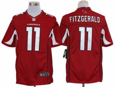 Nike NFL Arizona Cardinals #11 Larry Fitzgerald Red Jerseys(Limited)