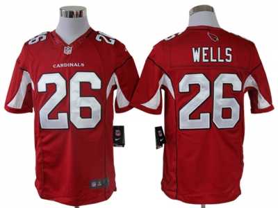 Nike NFL Arizona Cardinals #26 Chris Wells Red Jerseys(Limited)