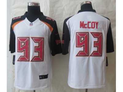 2014 New Nike Tampa Bay Buccaneers #93 McCoy White Jerseys(Limited)